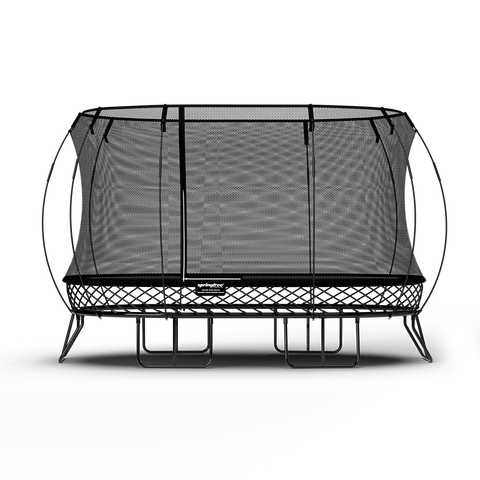 Springfree Trampoline Trampolines Springfree® Large Oval Trampoline in Black (FREE SHIPPING) 182464000281 O92BLACK Free Delivery : Springfree® Large Oval Trampoline in Black   Happy Active Kids Australia