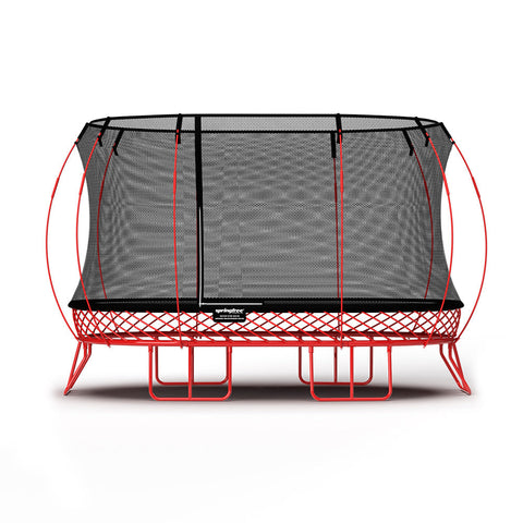 Springfree Trampoline Trampolines Springfree® Large Oval Trampoline in Red (FREE SHIPPING) 664734000219 O92RED Free Delivery : Springfree® Large Oval Trampoline in Red   Happy Active Kids Australia