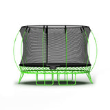 Springfree Trampoline Trampolines Springfree® Medium Oval Trampoline in Green (FREE SHIPPING) 664734000127 O77GREEN Free Delivery : Springfree® Medium Oval Trampoline - in green Happy Active Kids Australia