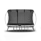 Springfree Trampoline Trampolines Springfree® Medium Oval Trampoline in Gunmetal Grey (FREE SHIPPING) 664734000134 O77GMG Free Delivery : Springfree® Medium Oval Trampoline - in gunmetal grey Happy Active Kids Australia