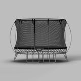 Springfree Trampoline Trampolines Springfree® Medium Oval Trampoline in Gunmetal Grey (FREE SHIPPING) 664734000134 O77GMG Free Delivery : Springfree® Medium Oval Trampoline - in gunmetal grey Happy Active Kids Australia