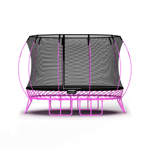 Springfree Trampoline Trampolines Springfree® Medium Oval Trampoline in Pink (FREE SHIPPING) 664734000165 O77PINK Free Delivery : Springfree® Medium Oval Trampoline - in pink Happy Active Kids Australia
