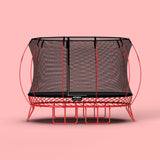 Springfree Trampoline Trampolines Springfree® Medium Oval Trampoline in Red (FREE SHIPPING) 664734000141 O77RED Free Delivery : Springfree® Medium Oval Trampoline - in red  Happy Active Kids Australia